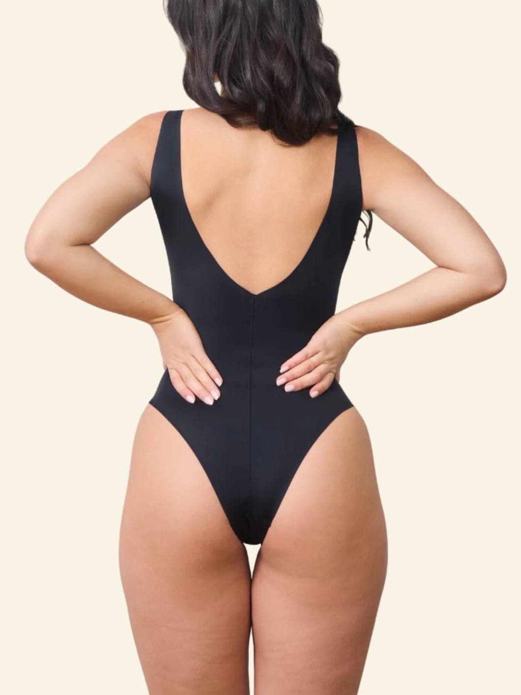 Onewith Bellows Plunge High-Cut One Piece Swimsuit — image 2 of 6